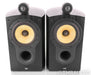 B&W 805S Bookshelf Speakers; Black Ash Pair; 805-S