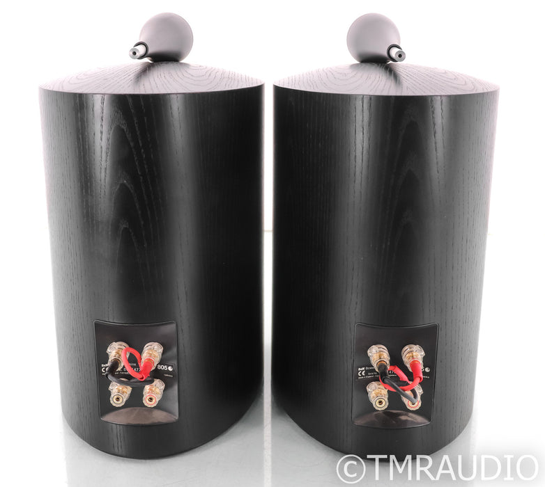 B&W 805S Bookshelf Speakers; Black Ash Pair; 805-S