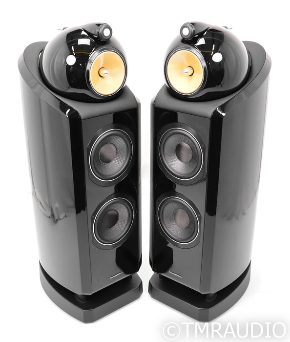 B&W 802 D2 Floorstanding Speakers; Piano Black Pair; Diamond; 802D2