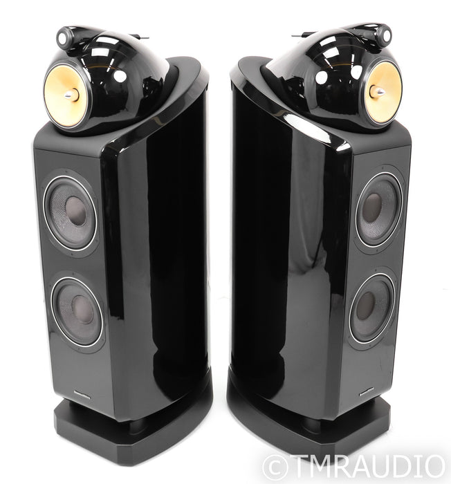 B&W 802 D2 Floorstanding Speakers; Piano Black Pair; Diamond; 802D2