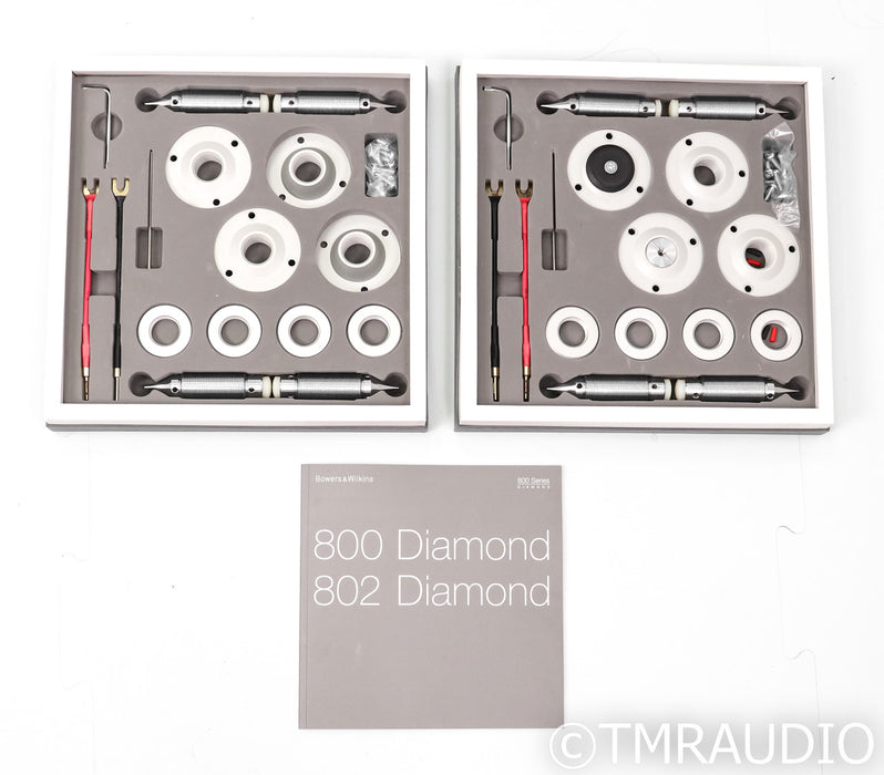 B&W 802 D2 Floorstanding Speakers; Piano Black Pair; Diamond; 802D2