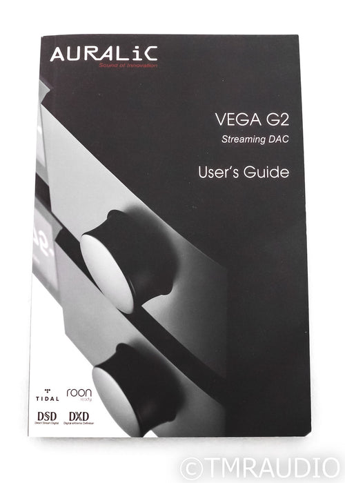 Auralic Vega G2 Network Streaming DAC; D/A Converter; Black