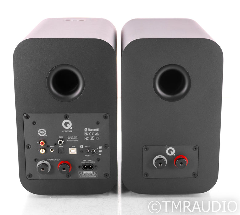 Q Acoustics M20 HD Powered Bookshelf Speakers; Bluetooth; Black Pair (Open Box)