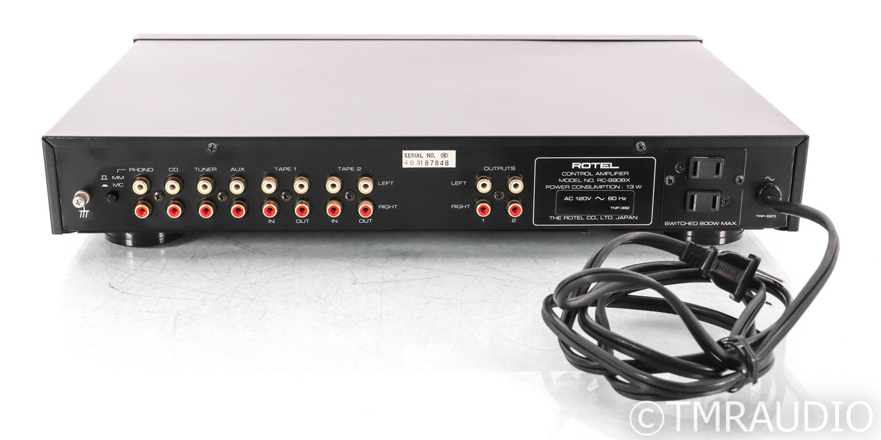 Rotel RC-990BX Stereo Preamplifier; RC990BX; MM / MC Phono; Remote