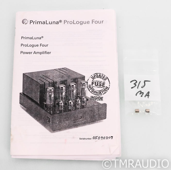 PrimaLuna ProLogue Four Stereo Tube Power Amplifier