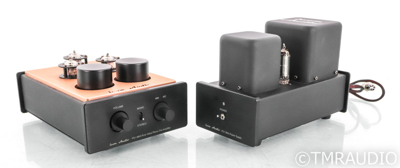 Icon Audio PS1 Mk II Pure Valve MM / MC Phono Preamplifier; PS-1; Mk2