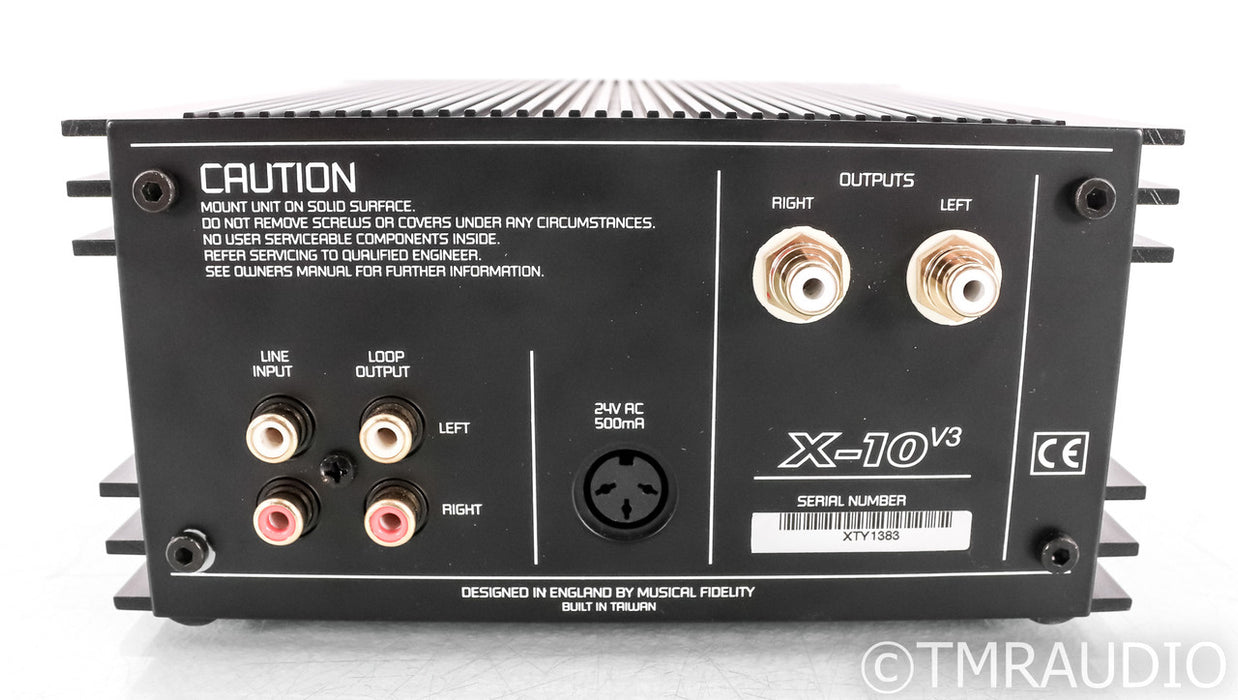Musical Fidelity X-10 V3 Output Tube Buffer; X10 V-3