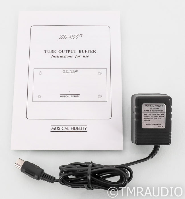 Musical Fidelity X-10 V3 Output Tube Buffer; X10 V-3