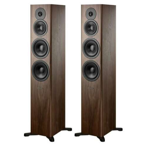 Dynaudio Evoke 50 Floorstanding Speakers; Walnut Wood Pair (Unused)