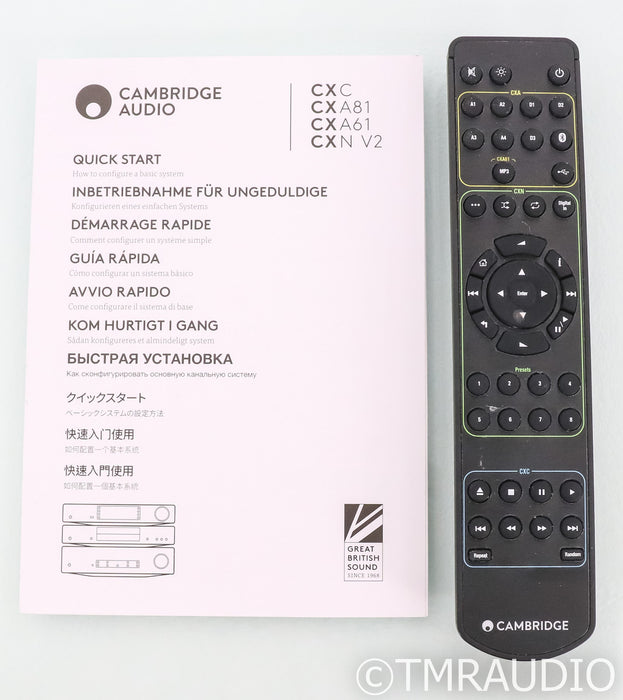 Cambridge Audio CXA81 Stereo Integrated Amplifier; Remote; DAC; Bluetooth