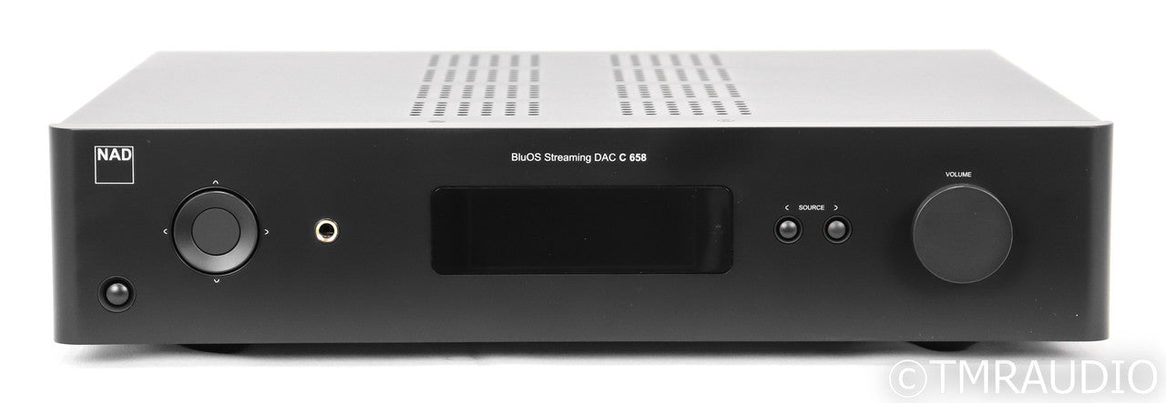 NAD C 658 Streaming DAC / Preamplifier; D/A Converter; Remote; BluOS (Open Box)