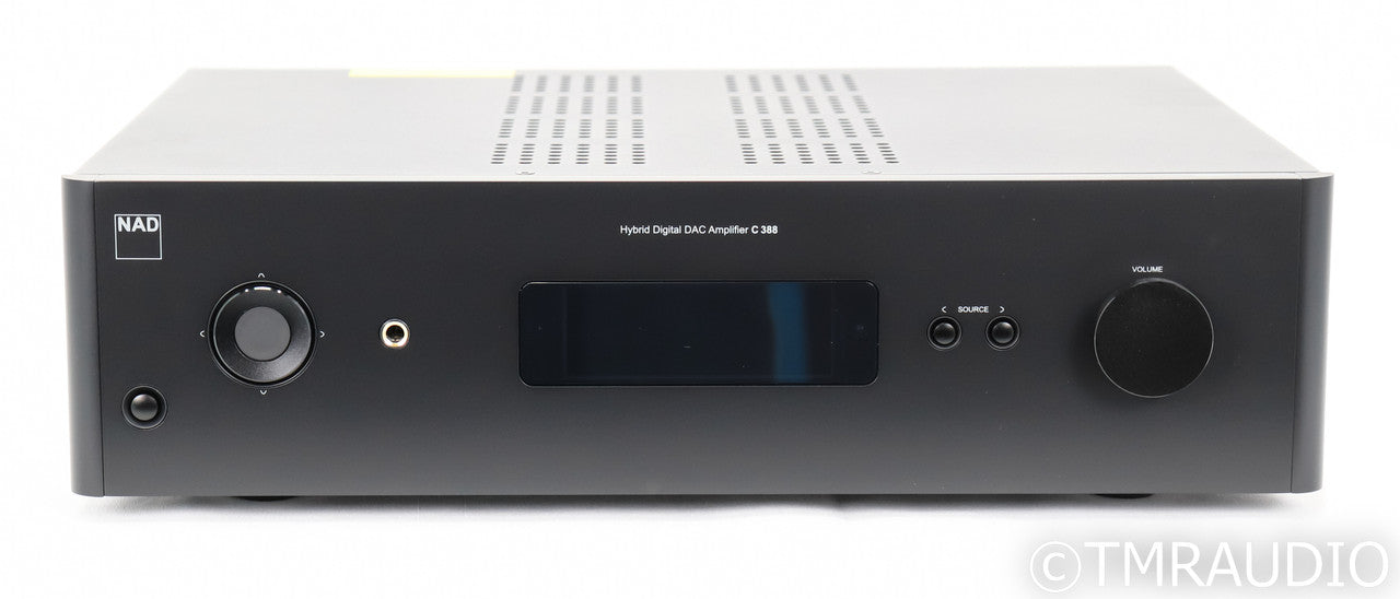 NAD C388 Stereo Integrated Amplifier; MM Phono; Remote (Open Box)