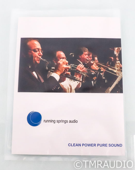 Running Springs Audio Duke AC Power Line Conditioner; 20A