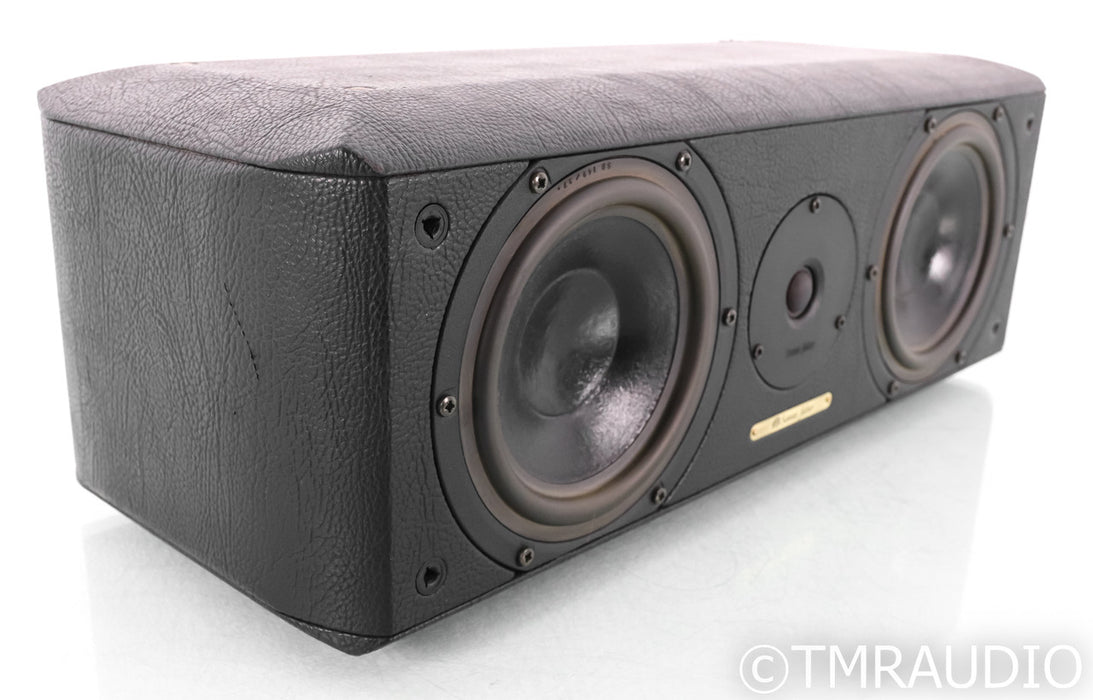 Sonus Faber Solo Center Channel Speaker; Black Leather