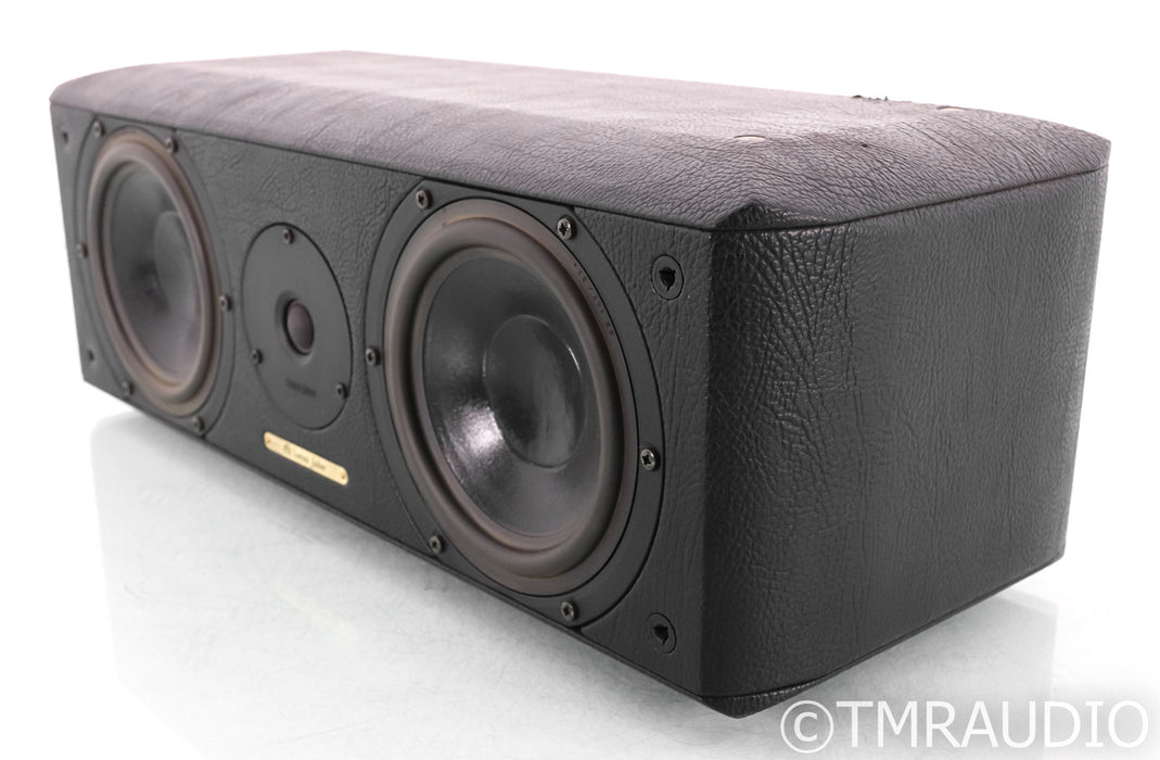 Sonus Faber Solo Center Channel Speaker; Black Leather
