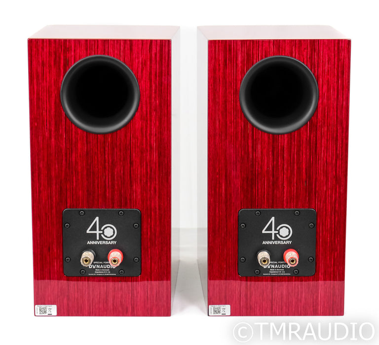 Dynaudio Special 40 Bookshelf Speakers; High Gloss Red Birch Pair