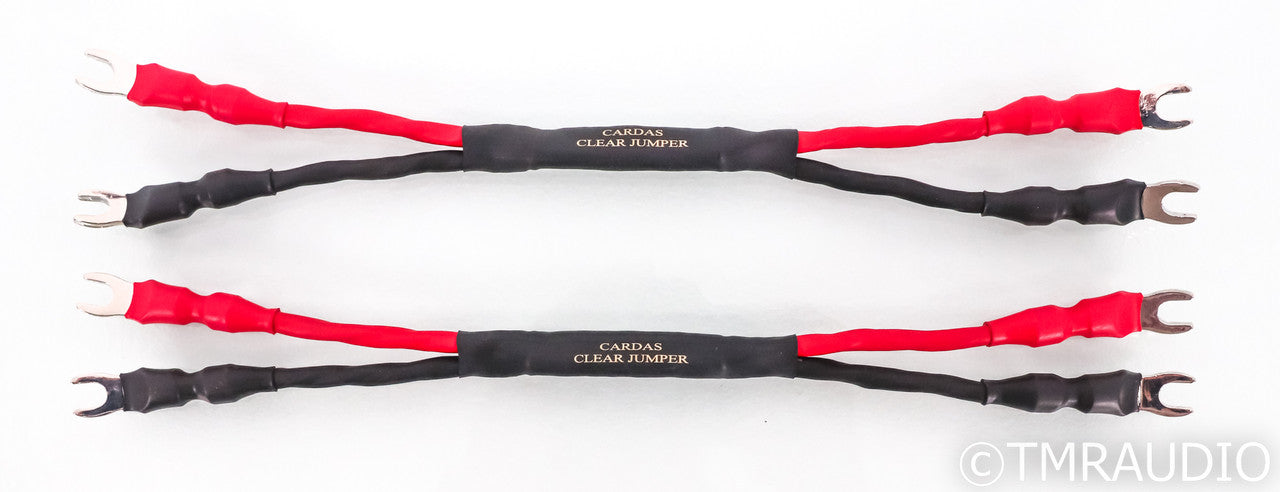 Cardas Clear Speakers Jumpers; 0.25m Pair; 1/4" Spades (Open Box)