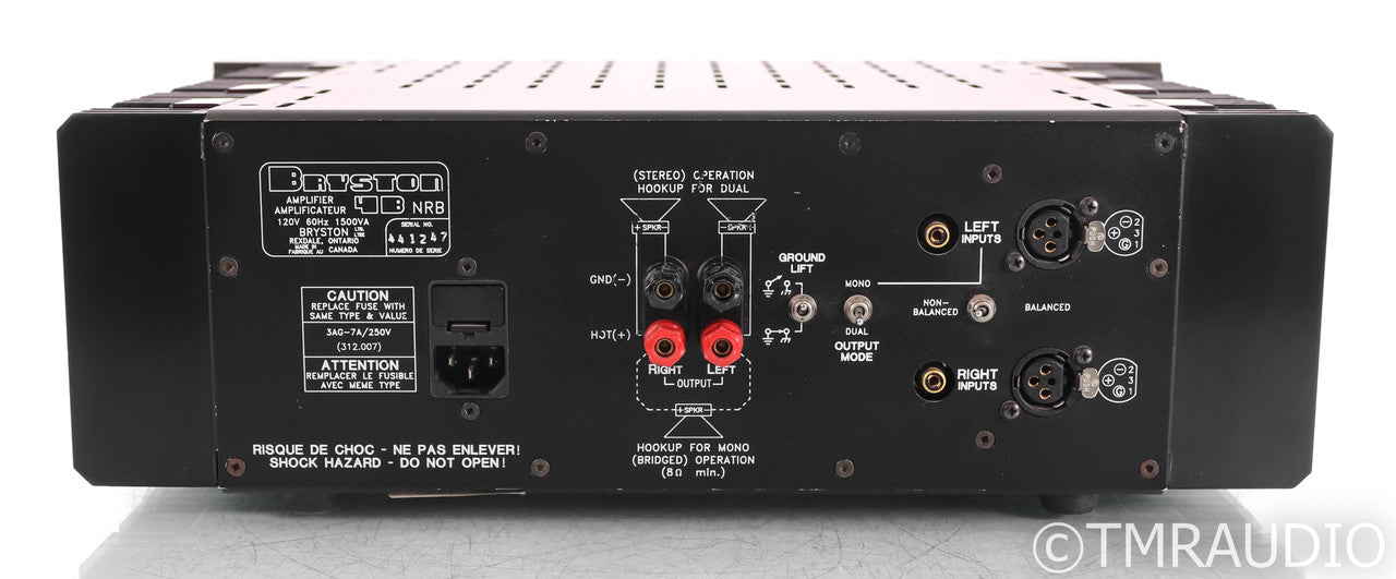 Bryston 4B-NRB Stereo Power Amplifier; 4BNRB