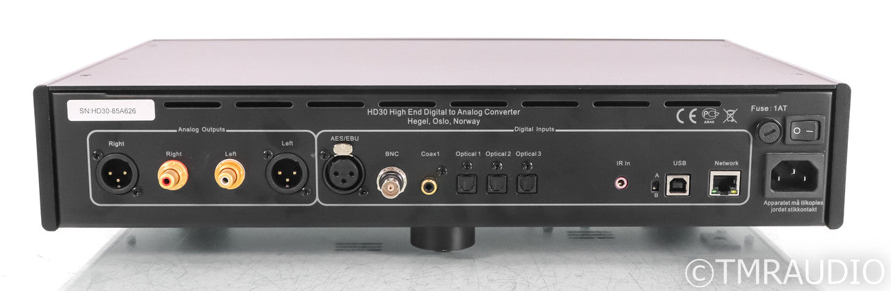 Hegel HD30 DAC; D/A Converter; Black; Airplay; Remote