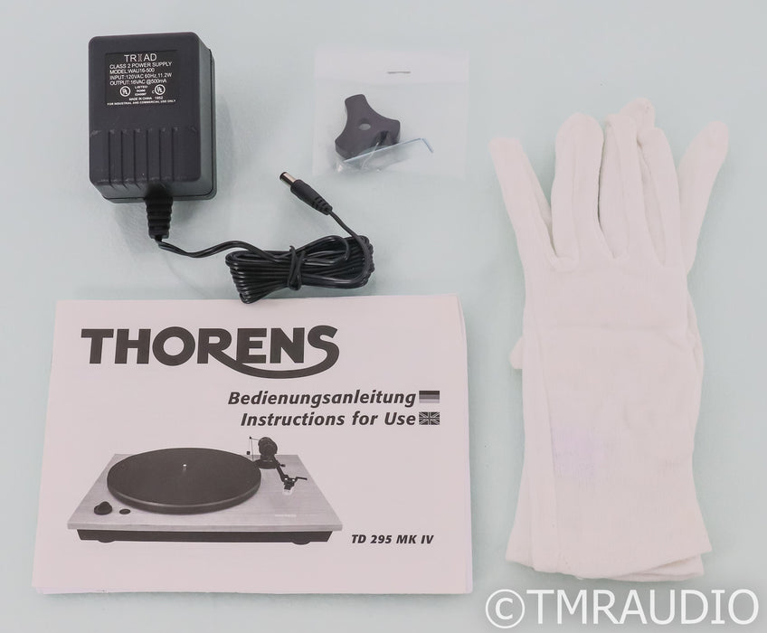 Thorens TD 295 MK IV Turntable; TD 41 Tonearm; Ortofon 2m Blue; Gloss Black