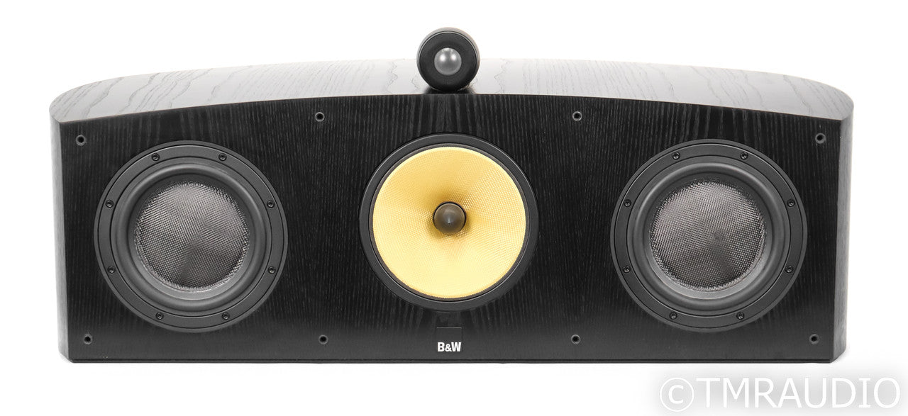B&W HTM3s Center Channel Speaker; Black Ash; HTM-3S