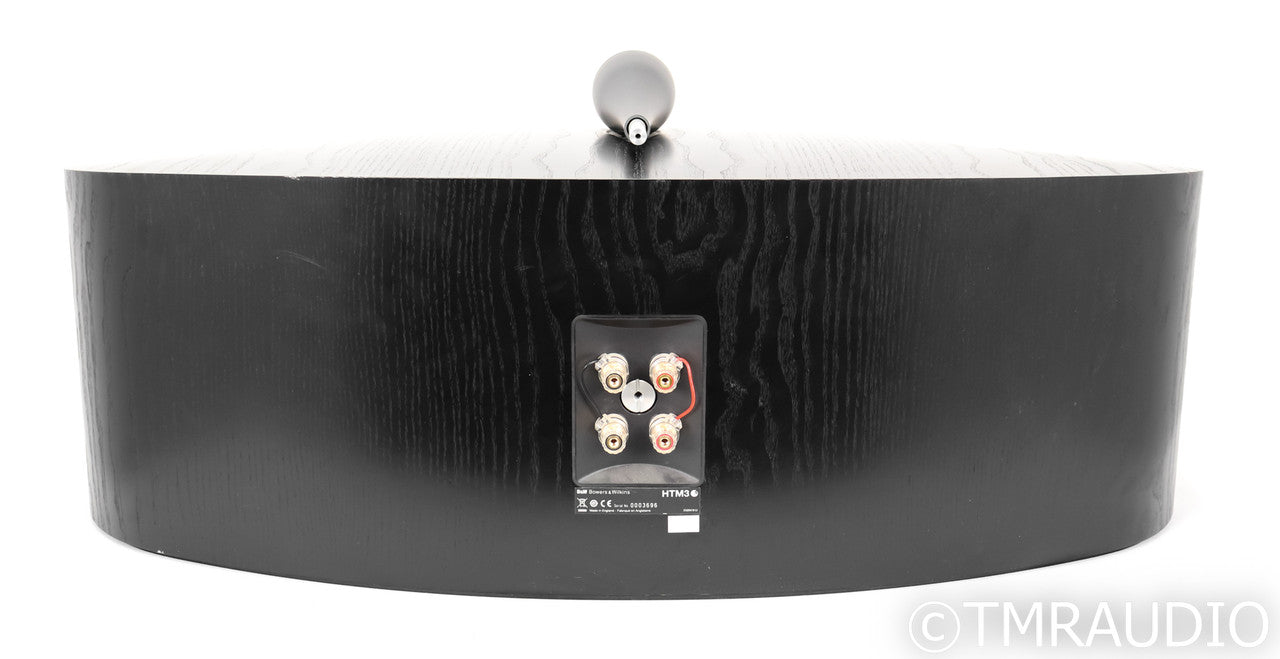 B&W HTM3s Center Channel Speaker; Black Ash; HTM-3S