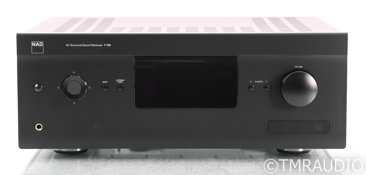 NAD T758 V3i 7.1 Channel Home Theater Receiver; T-758 V3-i; Remote; BluOS