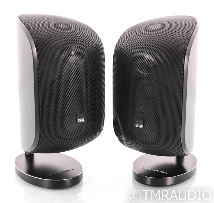 B&W M-1 Desktop Surround Speakers; Black Pair; Wall Mount