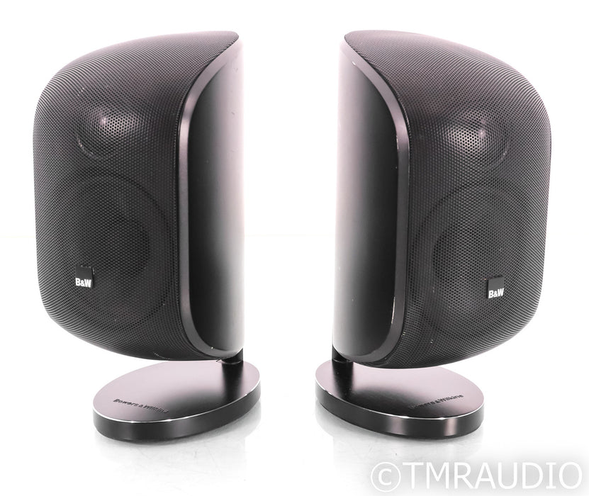 B&W M-1 Desktop Surround Speakers; Black Pair; Wall Mount
