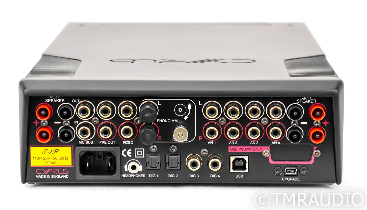 Cyrus i7-XR Stereo Integrated Amplifier; MM Phono; Remote (Open Box)