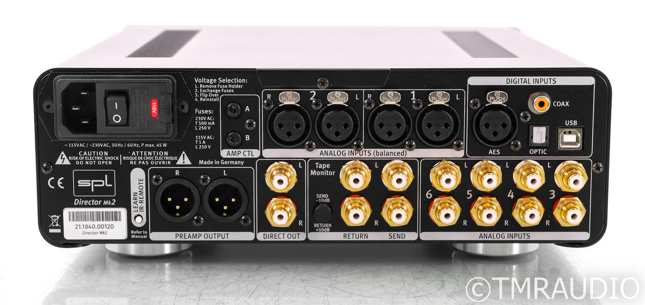 SPL Director Mk2 Preamplifier / DAC; D/A Converter; Black (Open Box)