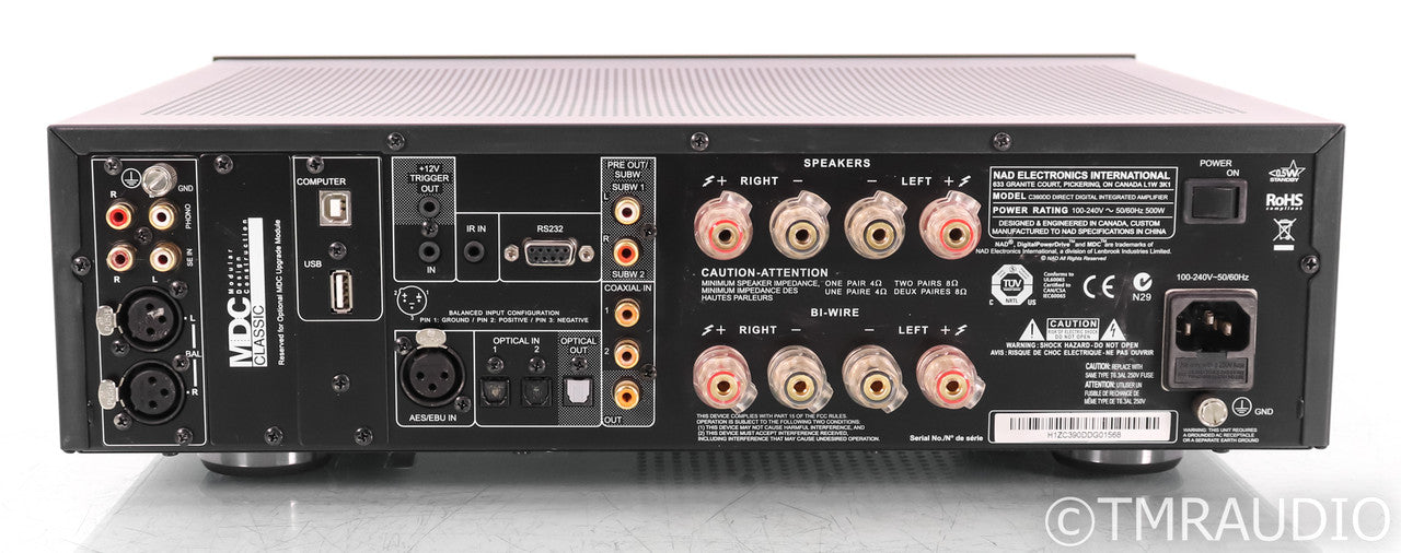 NAD C390DD Digital Integrated Amplifier; C-390DD; DAC; Remote; USB