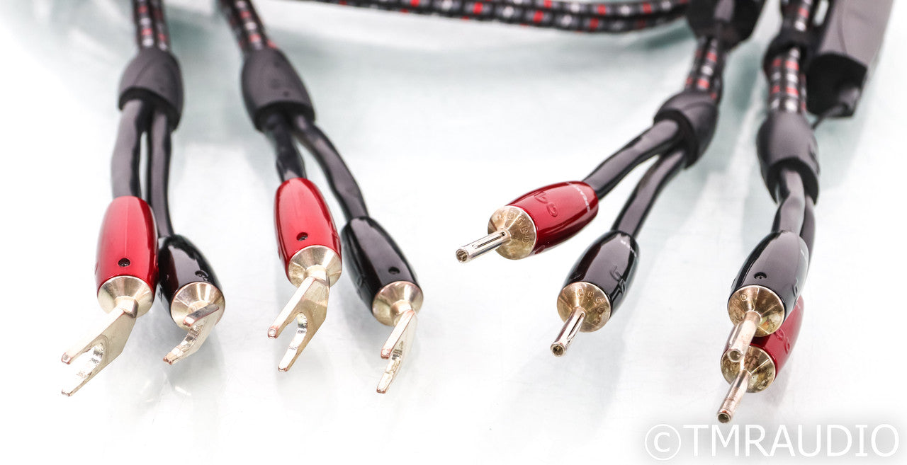 AudioQuest CV-8 Speaker Cables; 12ft Pair; 500 Series Terminations; 72v DBS