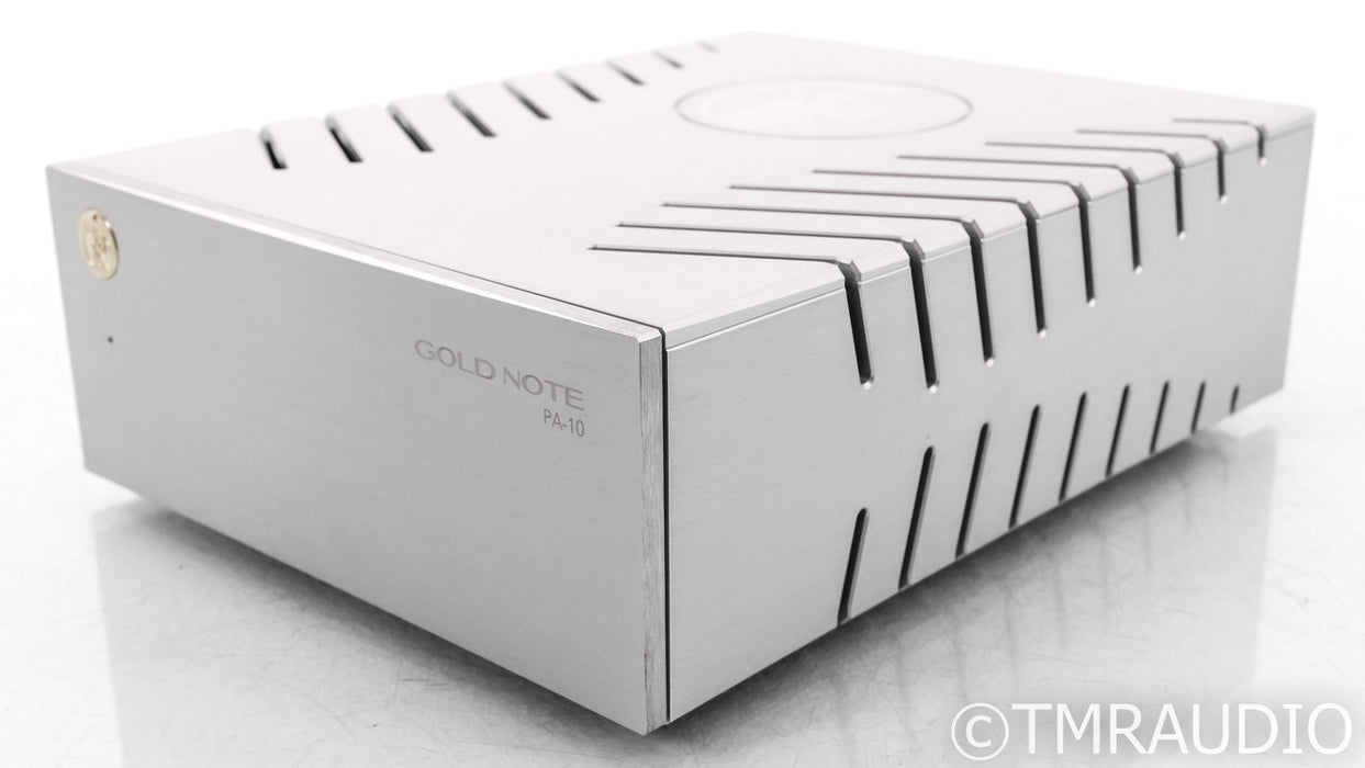Gold Note PA10 Stereo Power Amplifier; PA-10; Silver