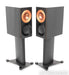 KEF Reference 1 Meta Bookshelf Speakers; Gloss Black w/ Copper Pair; Stands