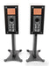 KEF Reference 1 Meta Bookshelf Speakers; Gloss Black w/ Copper Pair; Stands