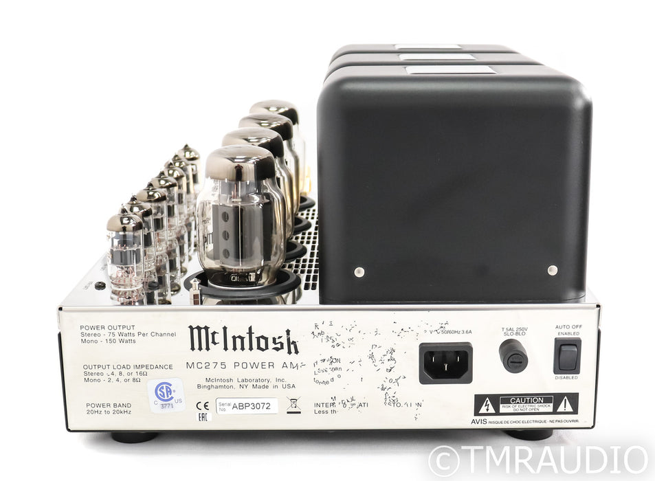 McIntosh MC275 Mk VI Stereo Tube Power Amplifier; MC-275; Mk 6
