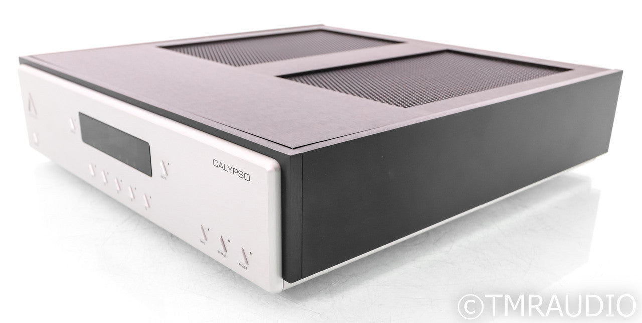 Aesthetix Calypso Eclipse Stereo Tube Preamplifier; Silver; Remote