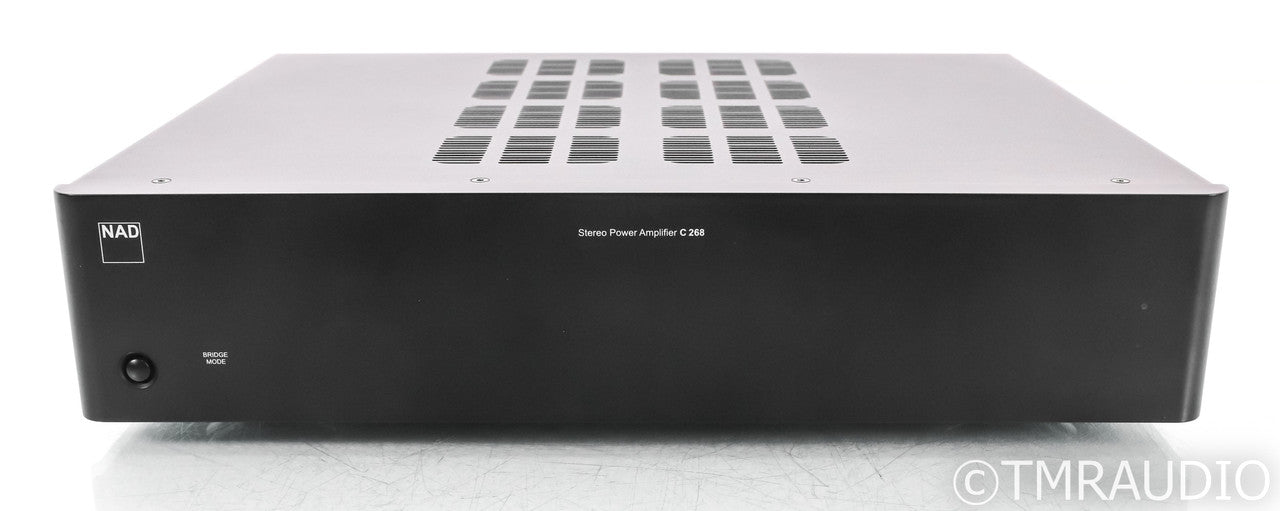 NAD C268 Stereo Power Amplifier; C-268; Black