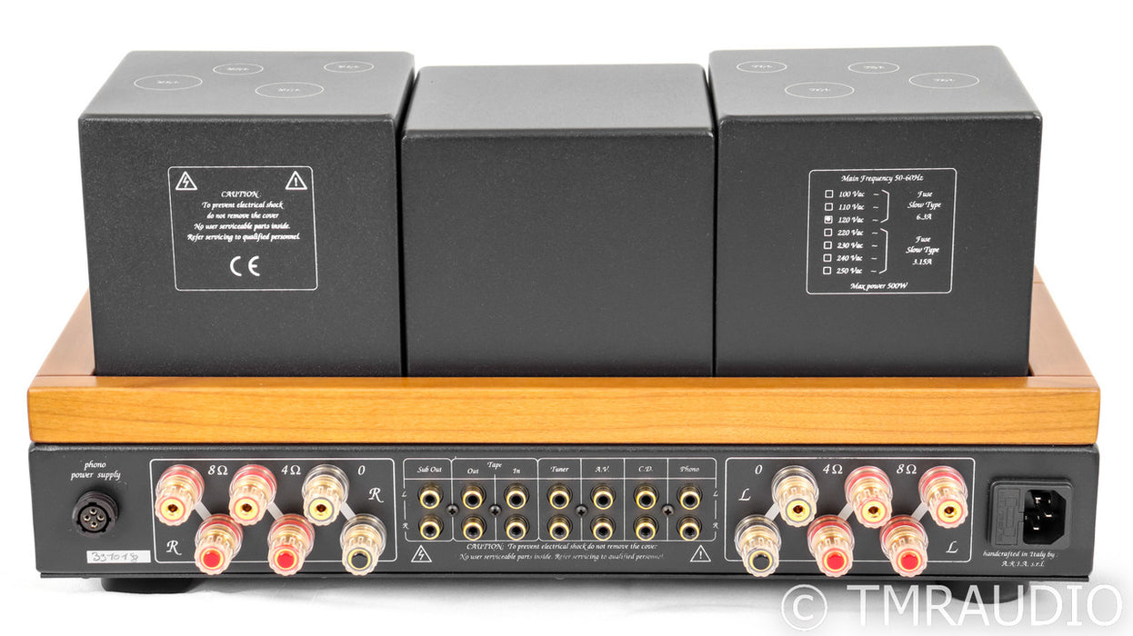 Unison Research Sinfonia Stereo Tube Integrated Amplifier; Cherry (Open Box)