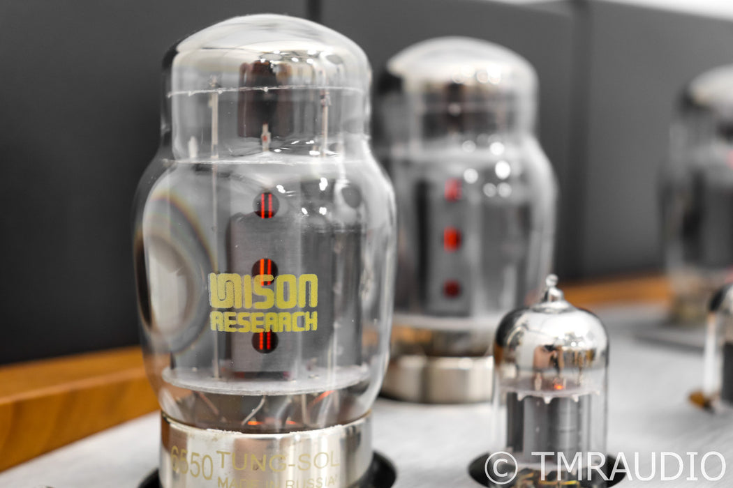 Unison Research Sinfonia Stereo Tube Integrated Amplifier; Cherry (Open Box)