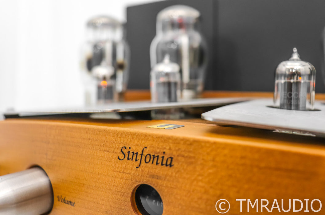 Unison Research Sinfonia Stereo Tube Integrated Amplifier; Cherry (Open Box)