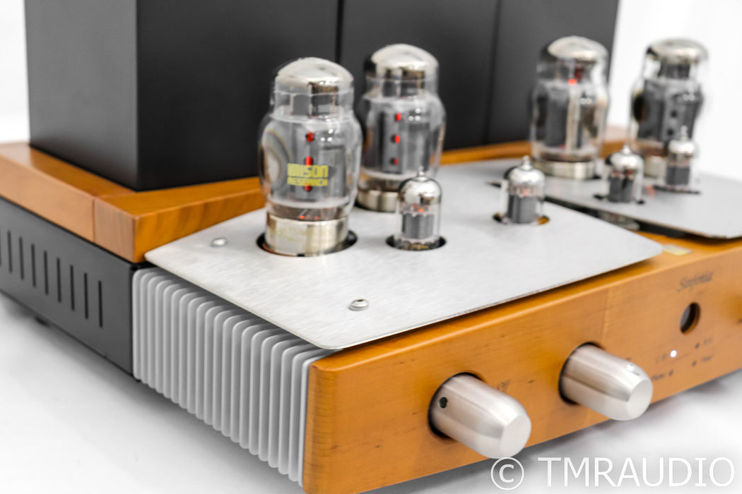 Unison Research Sinfonia Stereo Tube Integrated Amplifier; Cherry (Open Box)