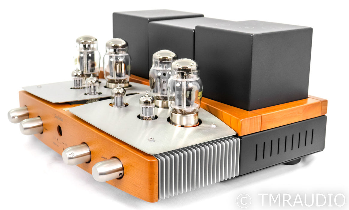 Unison Research Sinfonia Stereo Tube Integrated Amplifier; Cherry (Open Box)