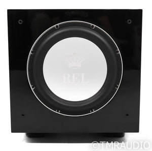 REL S/812 12" Powered Subwoofer; S812; Piano Black