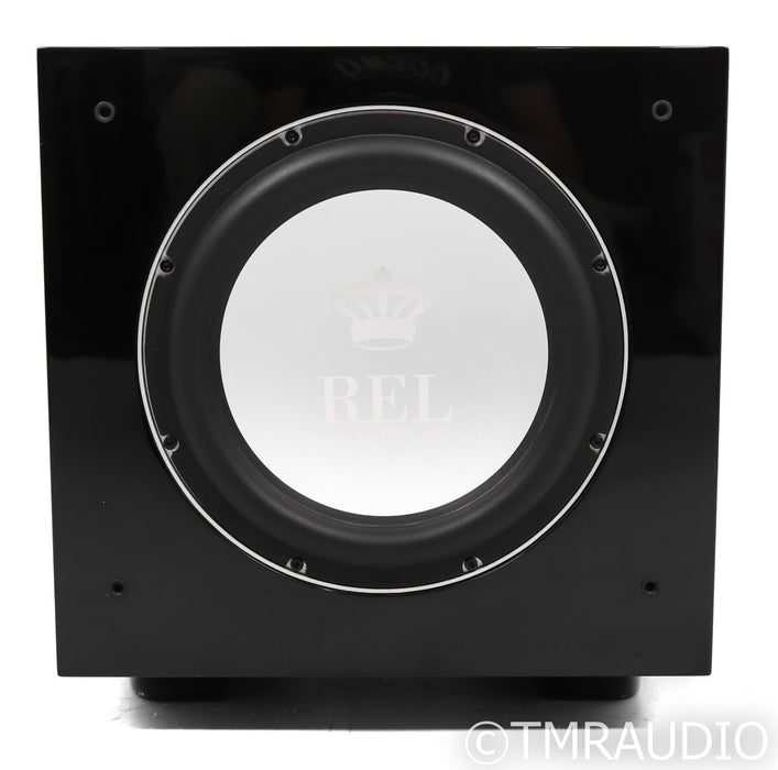 REL S/812 12" Powered Subwoofer; S812; Piano Black