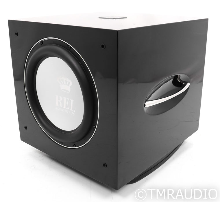 REL S/812 12" Powered Subwoofer; S812; Piano Black