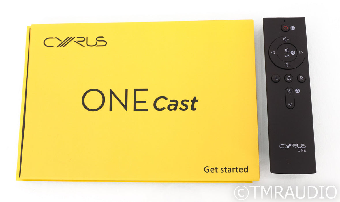 Cyrus ONE Cast Wireless Streaming Integrated Amplifier; Black; Remote
