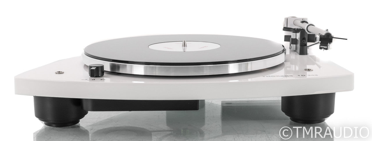 Thorens TD 209 Belt Drive Turntable; White; TAS 267 MM Cartridge (Unused)