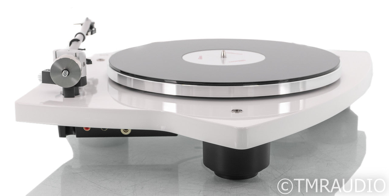 Thorens TD 209 Belt Drive Turntable; White; TAS 267 MM Cartridge (Unused)